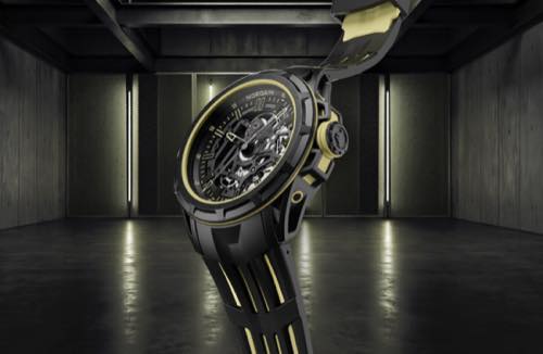 NORQAIN Wild ONE Skeleton X-Lite Limited Edition 黑黃配色鏤空腕錶官方圖片
